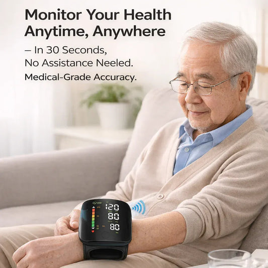 Smart Wrist Blood Pressure Monitor